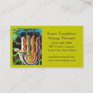 Tarjeta De Visita Terapeuta del masaje, carrocería, Reflexology
