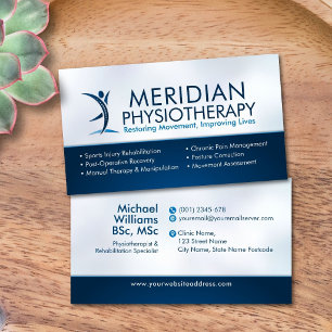 Tarjeta De Visita Terapeuta físico - Fisioterapia