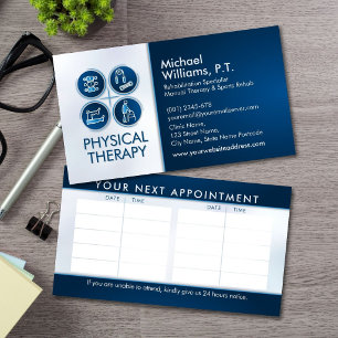 Tarjeta De Visita Terapeuta físico - Fisioterapia