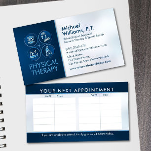 Tarjeta De Visita Terapeuta físico - Fisioterapia