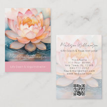 Terapeuta moderno Spa Yoga Zen Flor de Loto Rosa Q