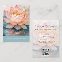 Terapeuta moderno Spa Yoga Zen Flor de Loto Rosa Q