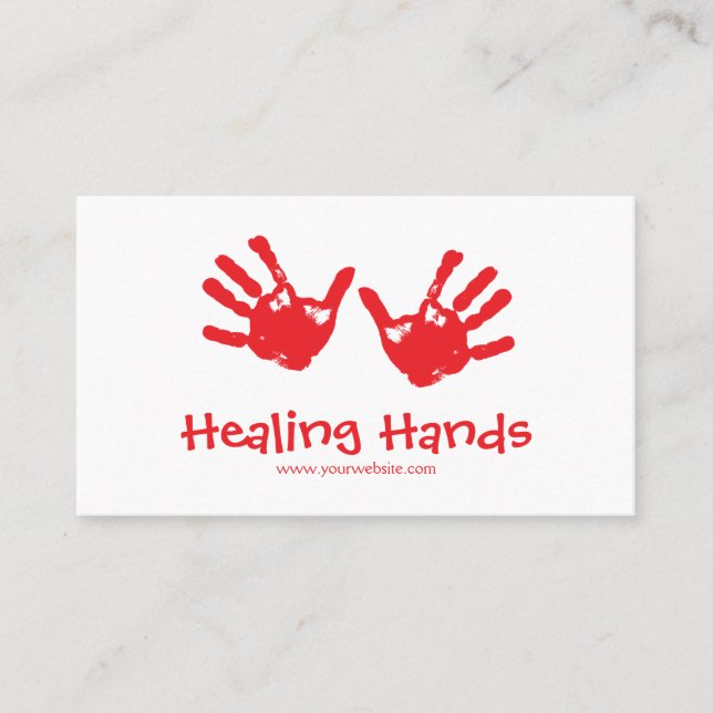 Tarjeta De Visita Terapia de masaje (Anverso)