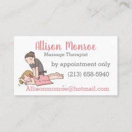 Tarjeta De Visita Terapia de masaje
