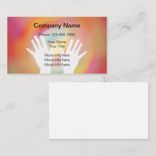 Tarjeta De Visita Terapia de masaje Diseño moderno