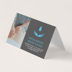 Tarjeta De Visita Terapia de masaje  Propietario del spa