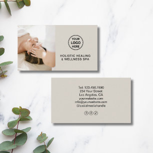 Tarjeta De Visita Terapia de Salud Holística Profesional