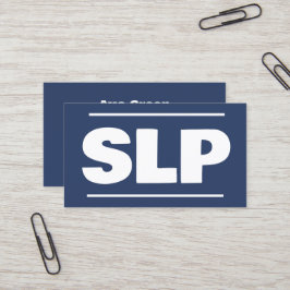 Tarjeta De Visita Terapia de voz SLP