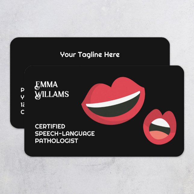 Tarjeta De Visita Terapia del habla (Subido por el creador)