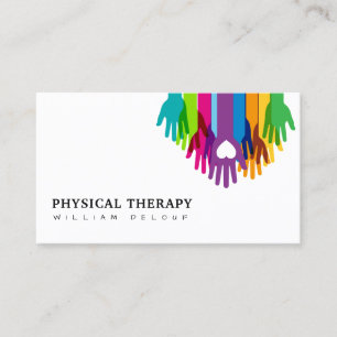 Tarjeta De Visita Terapia Física de Salud