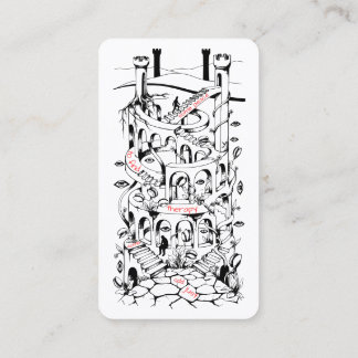 Tarjeta De Visita Terapia Laberinto Personalizado 