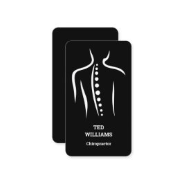 Tarjeta De Visita Terapia manual de quiropráctico