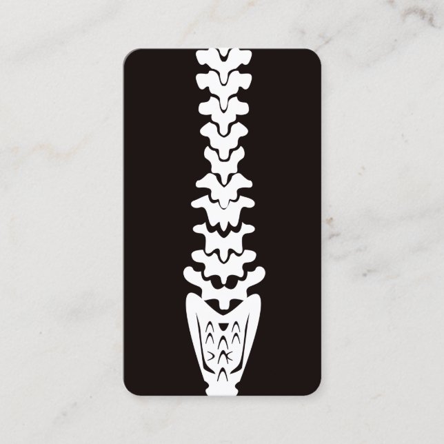 Tarjeta De Visita Terapia manual quiropráctica (Anverso)