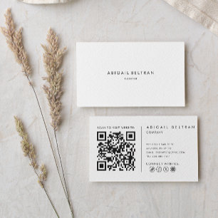 Tarjeta De Visita Terapia Minimalista moderna