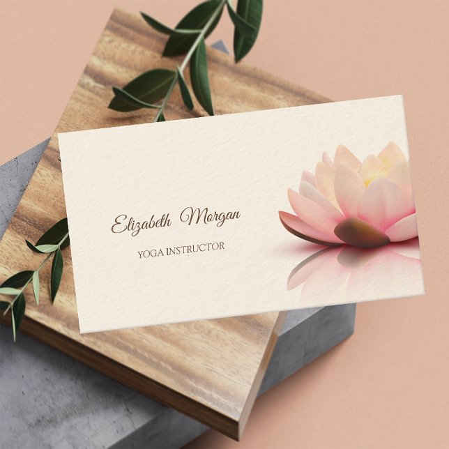 Tarjeta De Visita Terapia psicóloga, Moda Lotus, yoga (Subido por el creador)