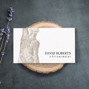 Tarjeta De Visita Terapia quiropráctica quiropráctica Masaje