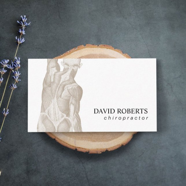 Tarjeta De Visita Terapia quiropráctica quiropráctica Masaje (Subido por el creador)