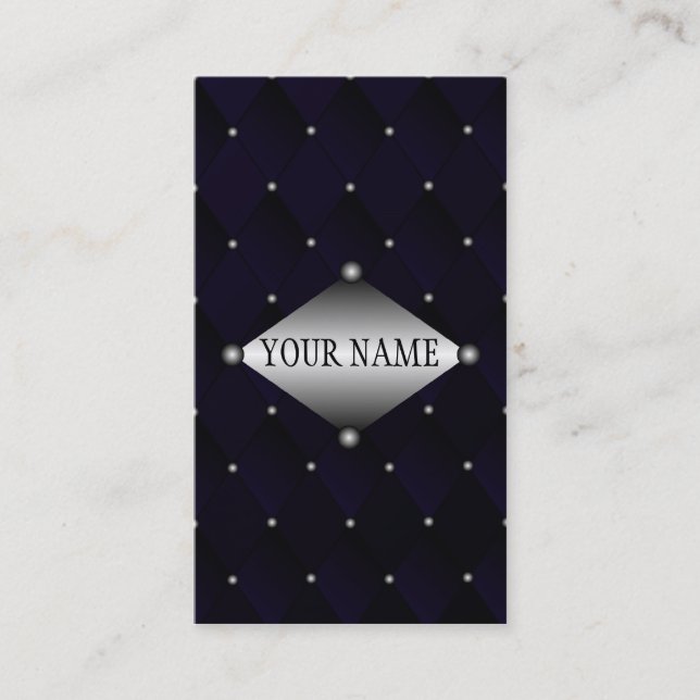 Tarjeta De Visita Terciopelo y acero (Anverso)