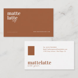 Tarjeta De Visita Terra | Moderno Minimalista Elegante Profesional