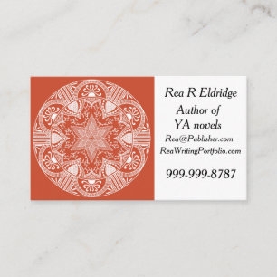 Tarjeta De Visita Terracotta Mandala