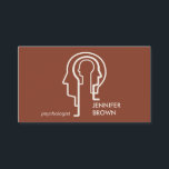 Tarjeta De Visita Terracotta Mind Science Human Head Psicólogo<br><div class="desc">Terracotta Mind Science Human Head Psicólogo</div>