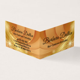 Tarjeta De Visita Terracotta Ocher Beige Gold