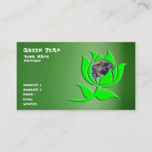 Tarjeta de visita terrosa