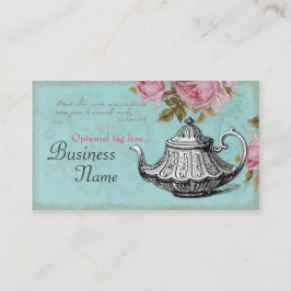 Tarjeta De Visita Tetera del vintage