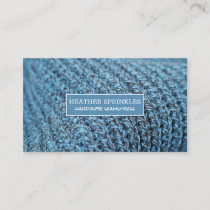 Tarjeta De Visita Textil de Knit Wardrobe Seamstress