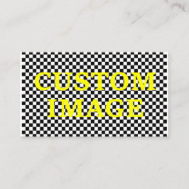 Tarjeta De Visita Texto de encargo de la imagen y del personalizado