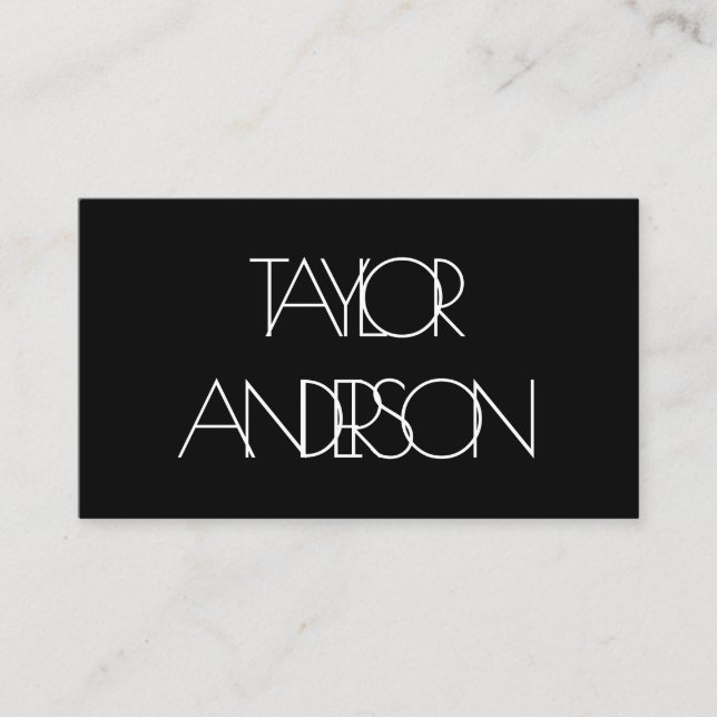 Tarjeta De Visita Texto de salto (Anverso)