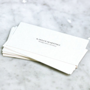 Tarjeta De Visita Texto Gris En Blanco Abogado de Inmigración