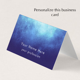 Tarjeta De Visita Texto personalizado genial Nebulosa moderna person