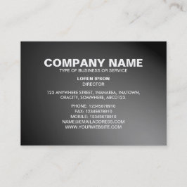 Tarjeta De Visita Texto simple 06 - Spotlit - Gris
