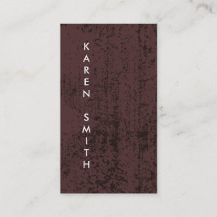 Tarjeta De Visita Texto vertical Estilo de grifo moderno