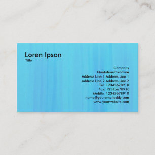 Tarjeta De Visita Textura azul pintada