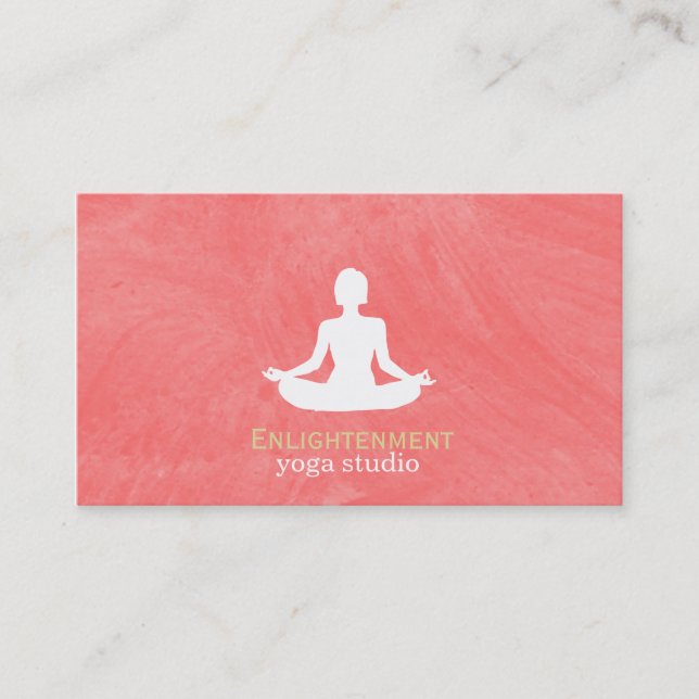 Tarjeta De Visita Textura cepillada (guayaba) (Anverso)