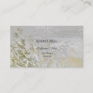 Tarjeta De Visita Textura de artista profesional (paisajismo)
