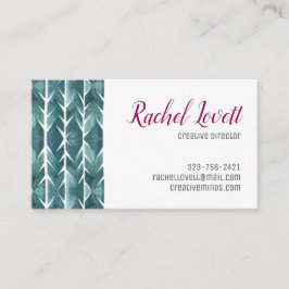 Tarjeta De Visita Textura de cactus