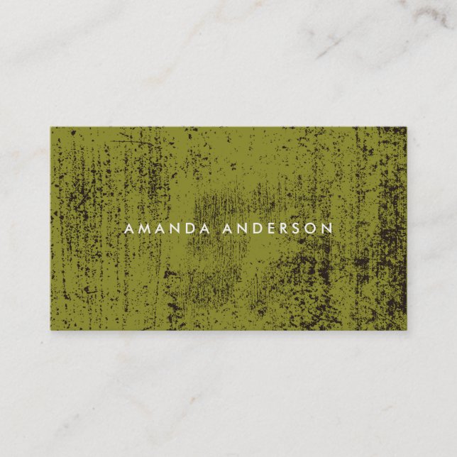 Tarjeta De Visita Textura de grifo contemporánea (Anverso)