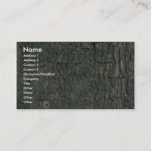 Tarjeta De Visita Textura de la corteza de árbol