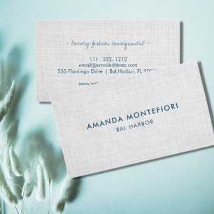 Tarjeta De Visita Textura de línea blanca mínima Profesional moderna