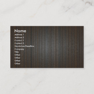 Tarjeta De Visita Textura de madera