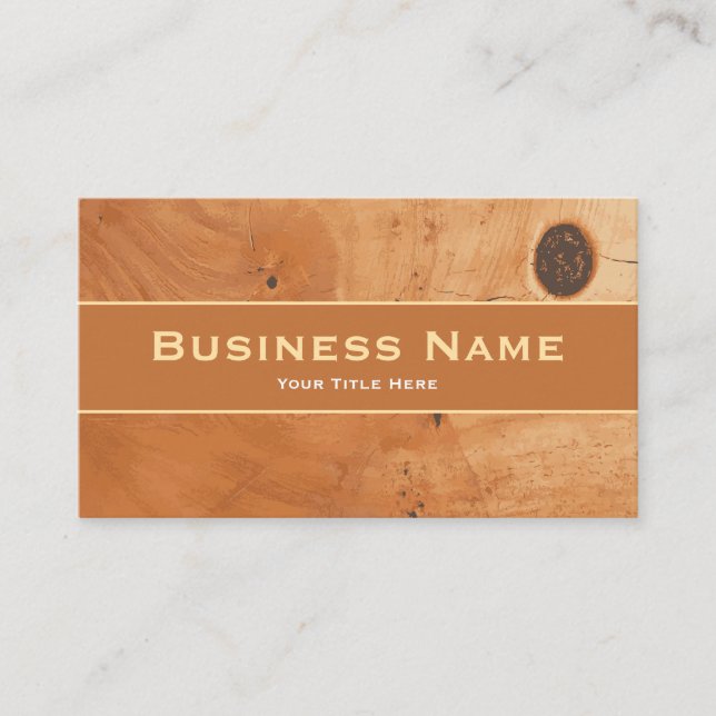 Tarjeta De Visita Textura de madera de Ash Burl (Anverso)