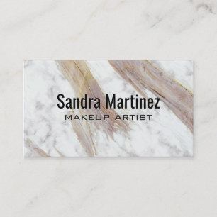 Tarjeta De Visita Textura de mármol blanco