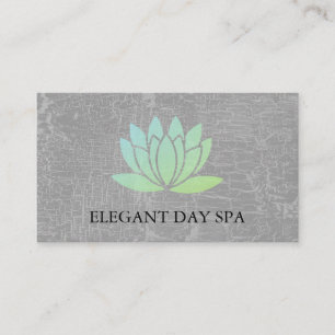 Tarjeta De Visita Textura de mármol de flores de Lotus