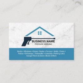 Tarjeta De Visita Textura de Mármol de lavado a presión