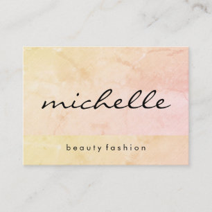 Tarjeta De Visita Textura de moda con texto cursivo