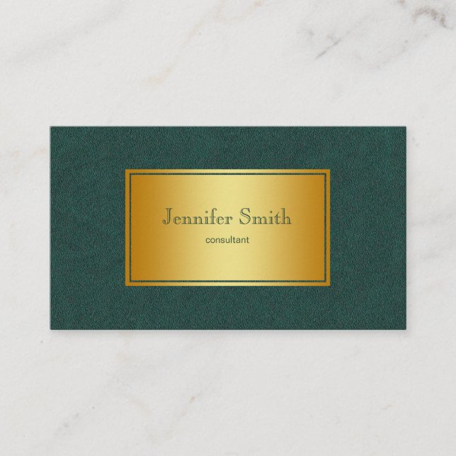 Tarjeta De Visita Textura de oro abstracta de la pendiente. texto (Anverso)