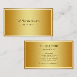 Tarjeta De Visita Textura de oro de la pendiente